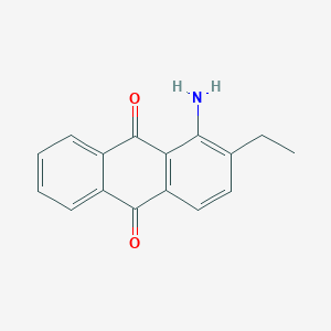 molecular formula C16H13NO2 B14715237 1-Amino-2-ethyl-9,10-anthraquinone CAS No. 6937-81-1