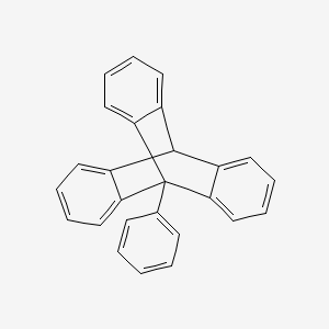 molecular formula C26H18 B14715340 9-Phenyltriptycene CAS No. 20466-07-3