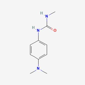 molecular formula C10H15N3O B14715400 1-(4-(Dimethylamino)phenyl)-3-methylurea CAS No. 6956-24-7