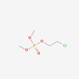 molecular formula C4H10ClO4P B14715484 Phosphoric acid, 2-chloroethyl dimethyl ester CAS No. 13674-89-0