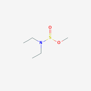 molecular formula C5H13NO2S B14715516 Methyl diethylsulfuramidoite CAS No. 21954-69-8