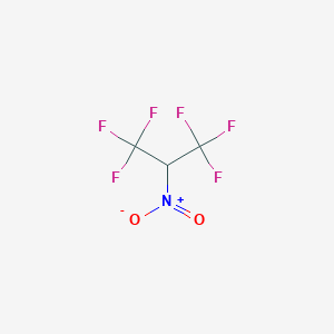 molecular formula C3HF6NO2 B14715652 1,1,1,3,3,3-Hexafluoro-2-nitropropane CAS No. 13071-90-4