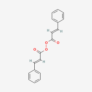 molecular formula C18H14O4 B14715689 Dicinnamoyl peroxide CAS No. 15036-31-4