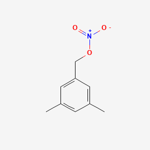 molecular formula C9H11NO3 B14715753 Benzyl alcohol, 3,5-dimethyl-, nitrate CAS No. 15285-43-5