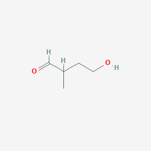 molecular formula C5H10O2 B14715880 4-Hydroxy-2-methylbutanal CAS No. 22073-05-8