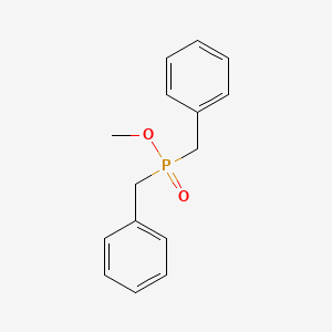 molecular formula C15H17O2P B14715887 Methyl dibenzylphosphinate CAS No. 21713-63-3
