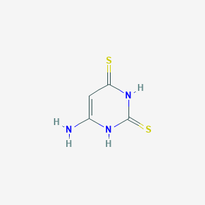 molecular formula C4H5N3S2 B14716030 6-Amino-2,4-dithiouracil CAS No. 6632-70-8