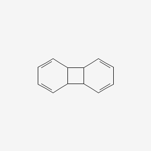 molecular formula C12H12 B14716112 anti-Tricyclo(6.4.0.02,7)dodecatetraene CAS No. 21657-71-6