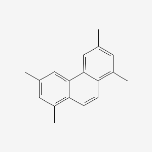 molecular formula C18H18 B14716115 1,3,6,8-Tetramethylphenanthrene CAS No. 18499-99-5