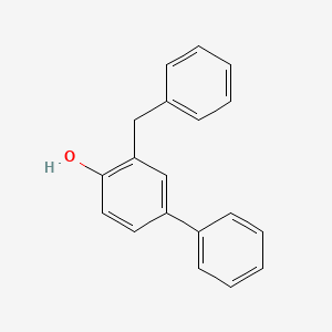 molecular formula C19H16O B14716136 3-(Phenylmethyl)[1,1'-biphenyl]-4-ol CAS No. 21251-97-8