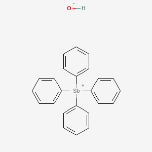 molecular formula C24H21OSb B14716142 Tetraphenylstibanium;hydroxide CAS No. 13371-35-2