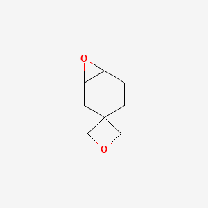 molecular formula C8H12O2 B14716155 Spiro[7-oxabicyclo[4.1.0]heptane-3,3'-oxetane] CAS No. 14361-93-4