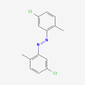molecular formula C14H12Cl2N2 B14716188 Bis(5-chloro-2-methylphenyl)diazene CAS No. 22237-34-9