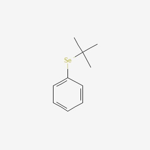 molecular formula C10H14Se B14716204 Benzene, [(1,1-dimethylethyl)seleno]- CAS No. 22233-90-5