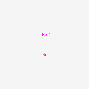 molecular formula KrRb B14716216 Krypton;rubidium CAS No. 12678-31-8