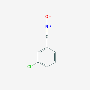 molecular formula C7H4ClNO B14716220 Benzonitrile, 3-chloro-, N-oxide CAS No. 13820-15-0