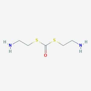 molecular formula C5H12N2OS2 B14716295 Bis(2-aminoethylsulfanyl)methanone CAS No. 13889-99-1