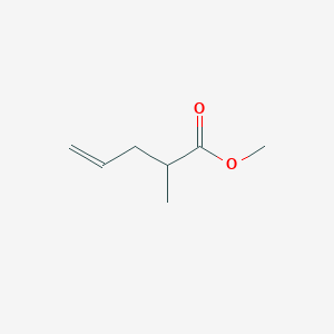 molecular formula C7H12O2 B14716360 Methyl 2-methylpent-4-enoate CAS No. 20459-96-5