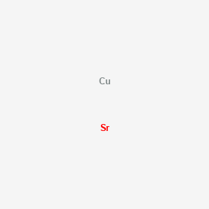 molecular formula CuSr B14716472 Copper--strontium (1/1) CAS No. 11091-79-5