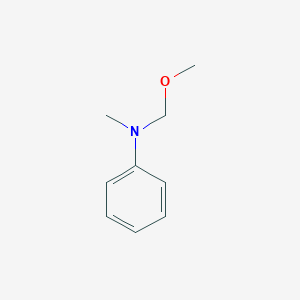 molecular formula C9H13NO B14716494 Benzenamine, N-(methoxymethyl)-N-methyl- CAS No. 13657-45-9