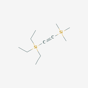 molecular formula C11H24Si2 B14716553 Silane, triethyl[(trimethylsilyl)ethynyl]- CAS No. 23183-97-3