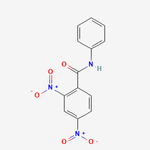 molecular formula C13H9N3O5 B14716582 2,4-Dinitrobenzanilide CAS No. 22978-56-9