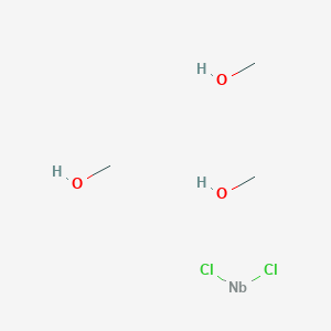 molecular formula C3H12Cl2NbO3 B14716583 Methanol--dichloroniobium (3/1) CAS No. 20759-06-2