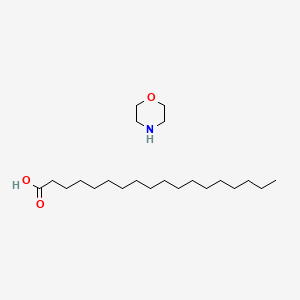 molecular formula C18H36O2.C4H9NO<br>C22H45NO3 B14716710 Morpholine stearate CAS No. 22707-25-1