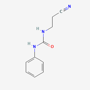 molecular formula C10H11N3O B14716771 1-(2-Cyanoethyl)-3-phenylurea CAS No. 22193-20-0