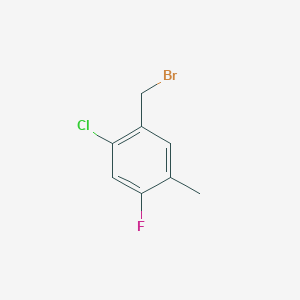 molecular formula C8H7BrClF B1471687 2-Chloro-4-fluoro-5-methylbenzyl bromide CAS No. 1510609-23-0