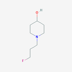 molecular formula C8H16FNO B1471688 1-(3-Fluoropropyl)piperidin-4-ol CAS No. 195527-38-9