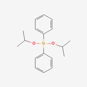 molecular formula C18H24O2Si B14716934 Diphenylbis[(propan-2-yl)oxy]silane CAS No. 18056-95-6