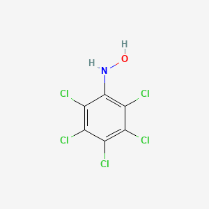 molecular formula C6H2Cl5NO B14716988 N-(2,3,4,5,6-pentachlorophenyl)hydroxylamine CAS No. 22876-48-8