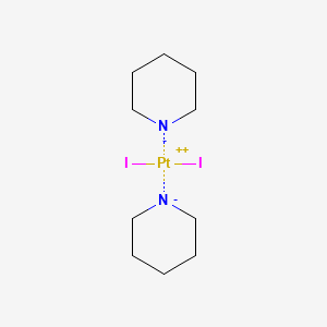 molecular formula C10H20I2N2Pt B14717069 diiodoplatinum(2+);piperidin-1-ide CAS No. 15227-44-8