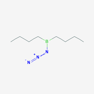 molecular formula C8H18BN3 B14717076 Dibutylazidoborane CAS No. 13272-53-2