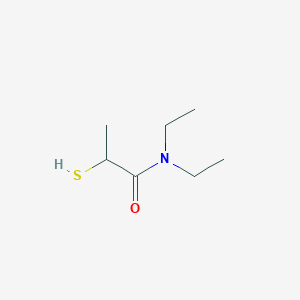 molecular formula C7H15NOS B14717178 N,N-Diethyl-2-sulfanylpropanamide CAS No. 20383-07-7