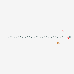 molecular formula C14H27BrO2 B147172 2-Bromotetradecanoic acid CAS No. 135312-82-2