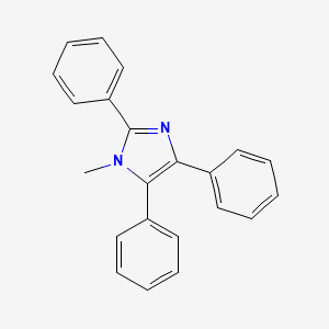 molecular formula C22H18N2 B14717210 1-Methyl-2,4,5-triphenyl-1H-imidazole CAS No. 22397-44-0