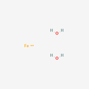 molecular formula FeH4O2+2 B14717352 Iron(2+), dihydroxy- CAS No. 12528-83-5
