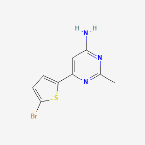 6-(5-Bromothiophen-2-yl)-2-methylpyrimidin-4-amine