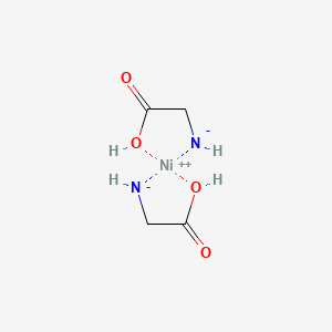 molecular formula C4H8N2NiO4 B14717473 Nickel bis(glycinate) CAS No. 13479-55-5