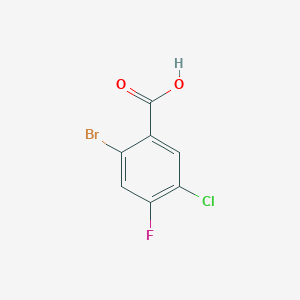 molecular formula C7H3BrClFO2 B1471749 2-Bromo-5-chloro-4-fluorobenzoic acid CAS No. 1519109-81-9