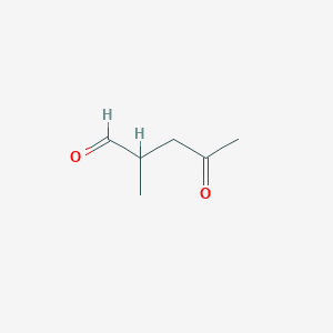 molecular formula C6H10O2 B14717559 2-Methyl-4-oxopentanal CAS No. 23260-39-1
