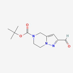 tert-Butyl 2-formyl-6,7-dihydropyrazolo[1,5-a]pyrazine-5(4H)-carboxylate