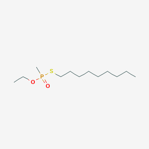 molecular formula C12H27O2PS B14717584 o-Ethyl S-nonyl methylphosphonothioate CAS No. 13088-89-6