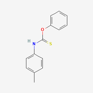 molecular formula C14H13NOS B14717608 O-phenyl N-(4-methylphenyl)carbamothioate CAS No. 22517-50-6