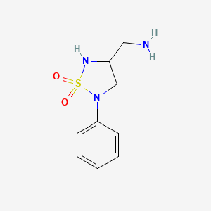 4-(Aminomethyl)-2-phenyl-1,2,5-thiadiazolidine 1,1-dioxide