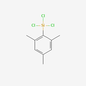 molecular formula C9H11Cl3Si B14717643 Mesityltrichlorosilane CAS No. 17902-75-9