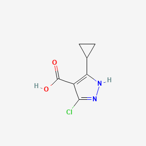 5-chloro-3-cyclopropyl-1H-pyrazole-4-carboxylic acid