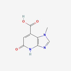 1-methyl-5-oxo-1H,4H,5H-imidazo[4,5-b]pyridine-7-carboxylic acid